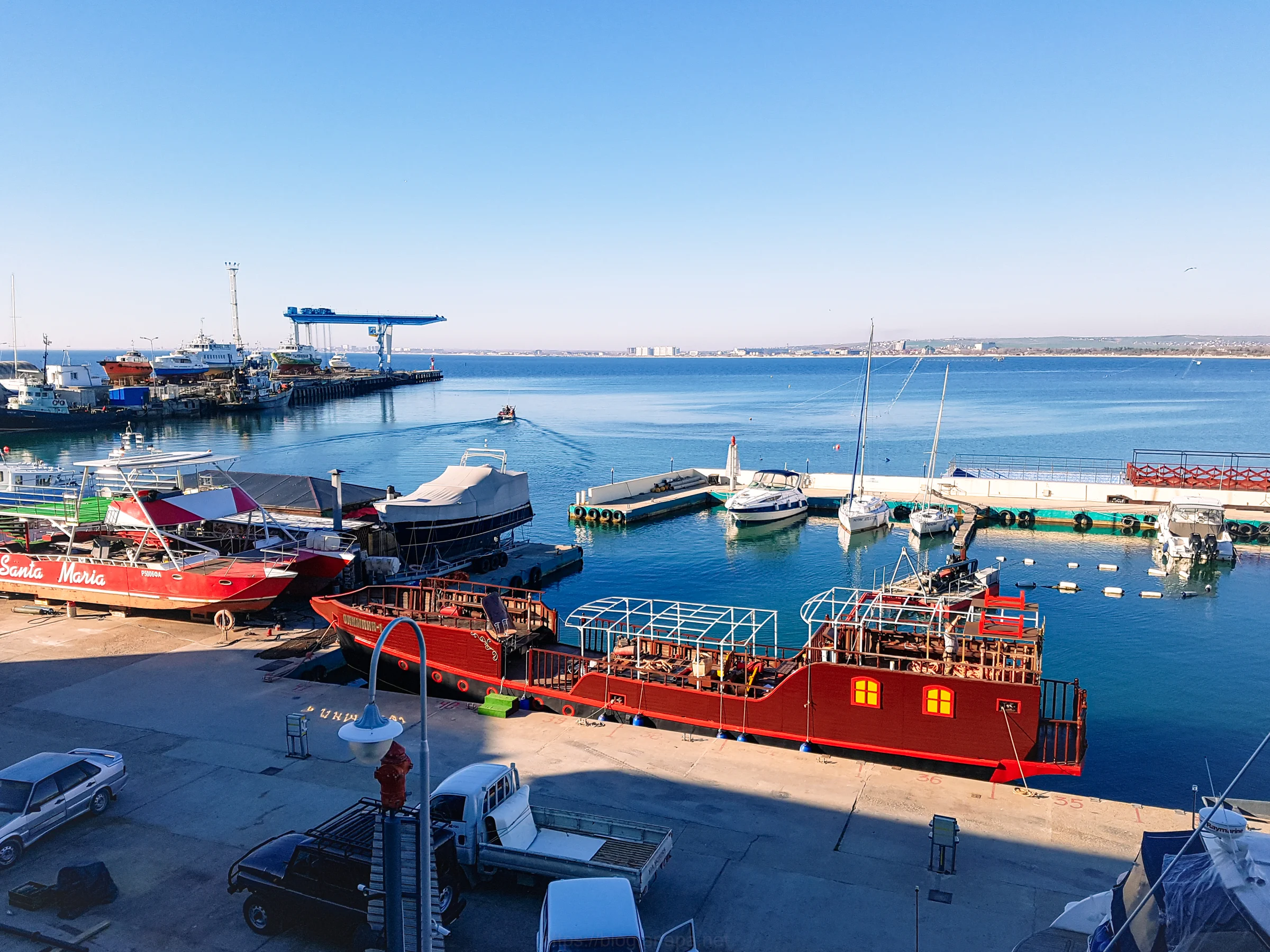 Стоянка для частных яхт