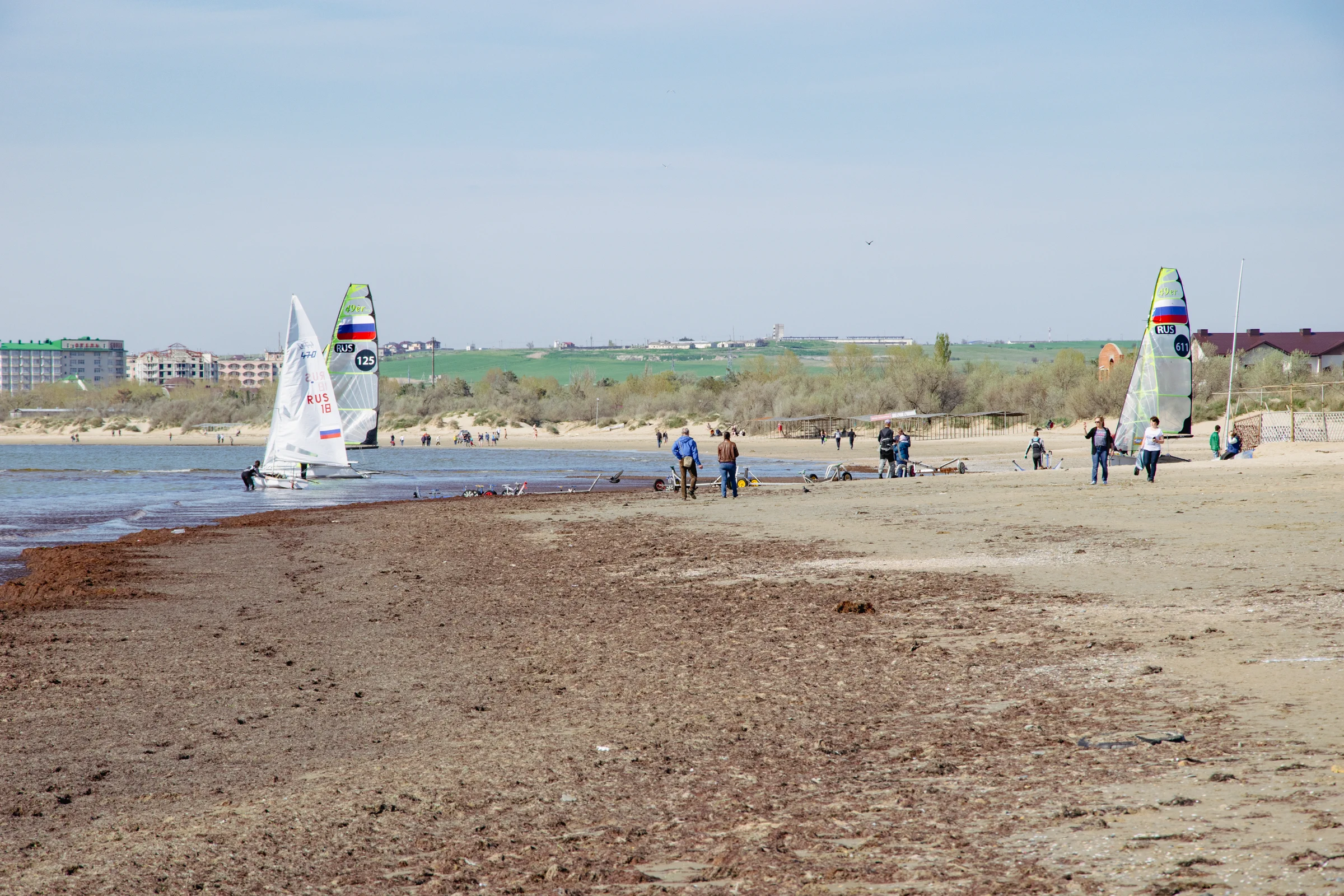 устье речки Анапки - яхтклуб