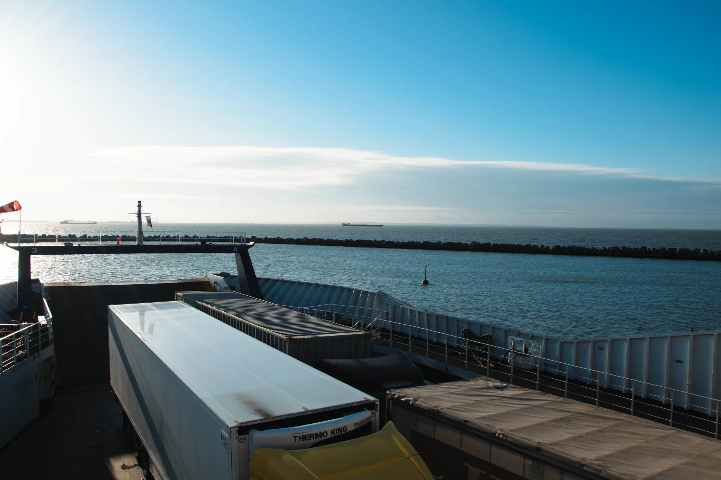 паромная перевозка большегрузов