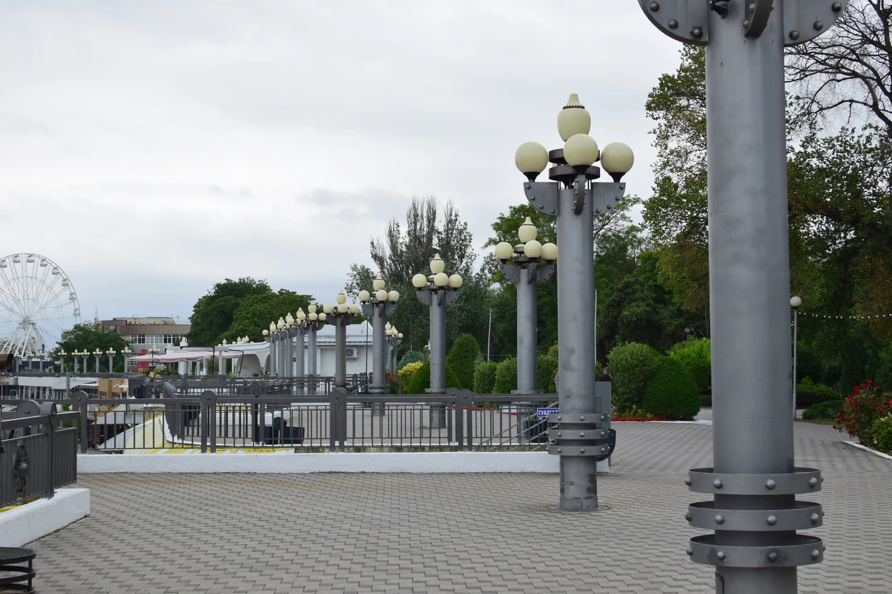 Анапа 2025 верхний ярус набережной.