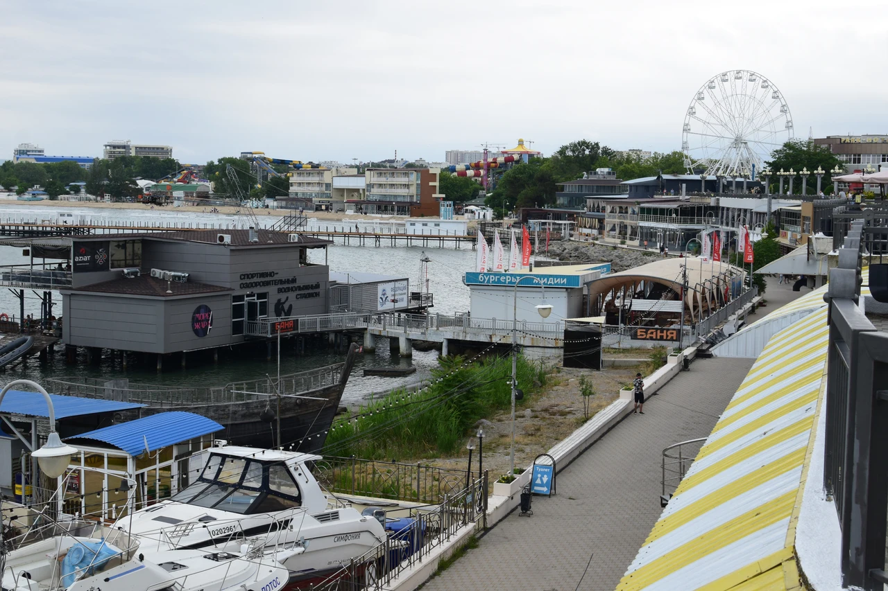 Нижняя набережная в Анапе 2025