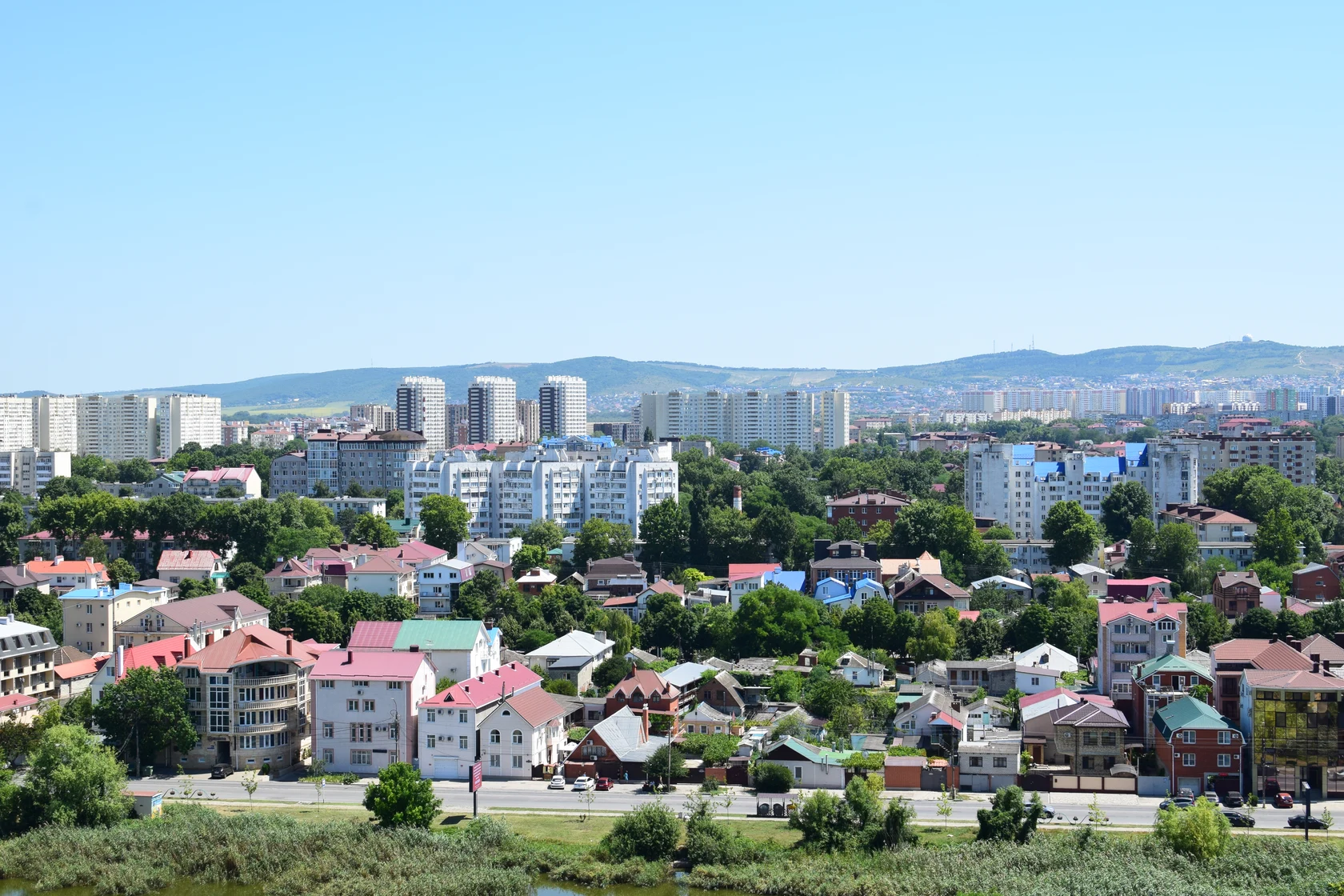 Застройка Анапы.