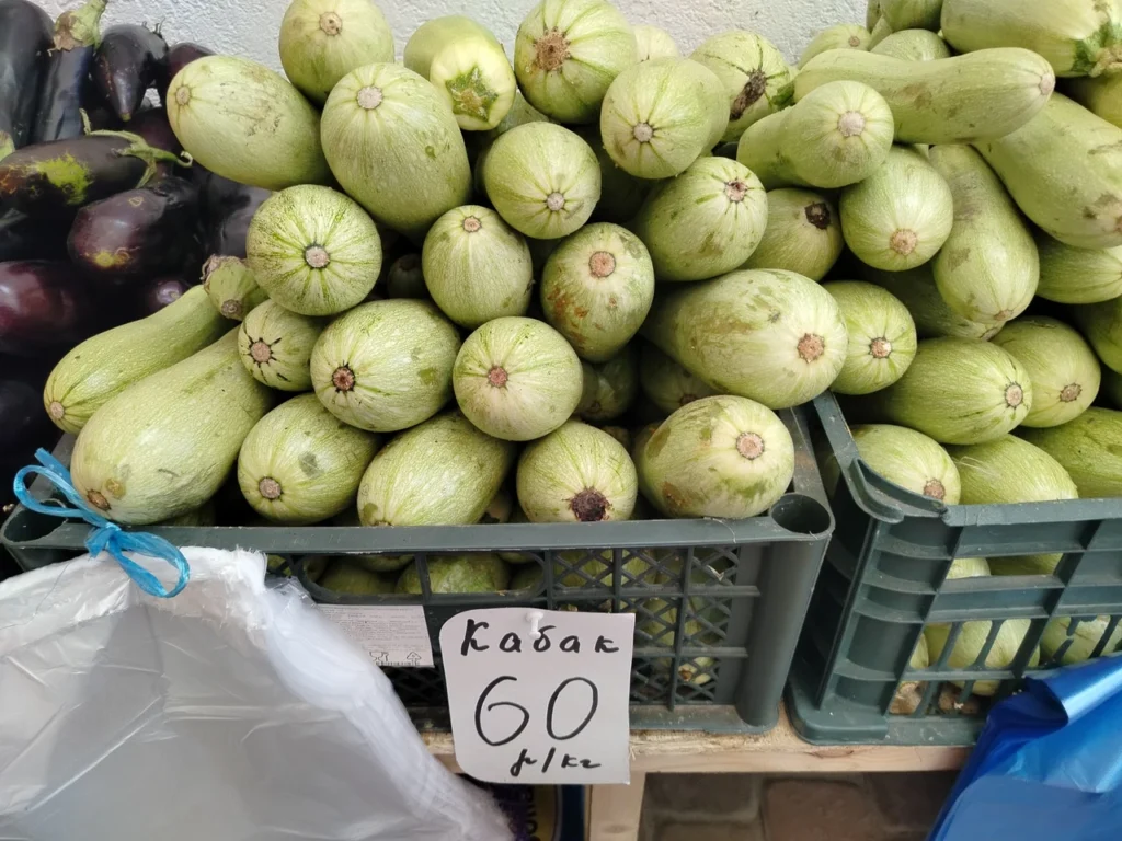 цены в Анапе на кабачки