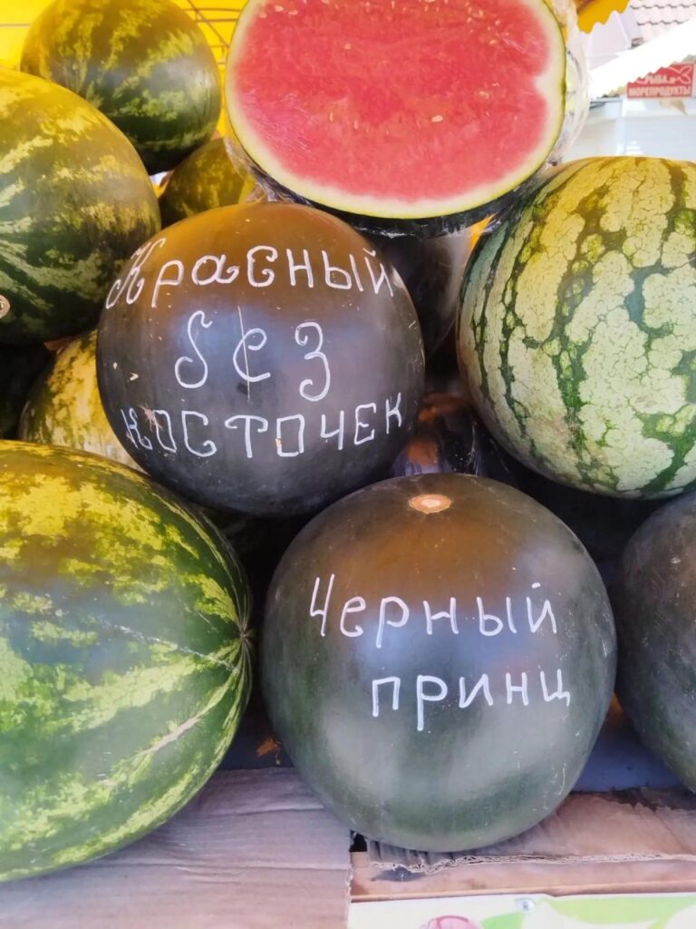 арбуз без косточек чёрный принц